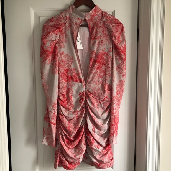 NWT In the Style Lorna Luxe Dress Sz UK 10/ US 6 - Picture 8 of 12